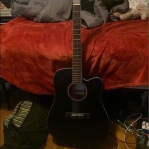 Black Acoustic Guitar